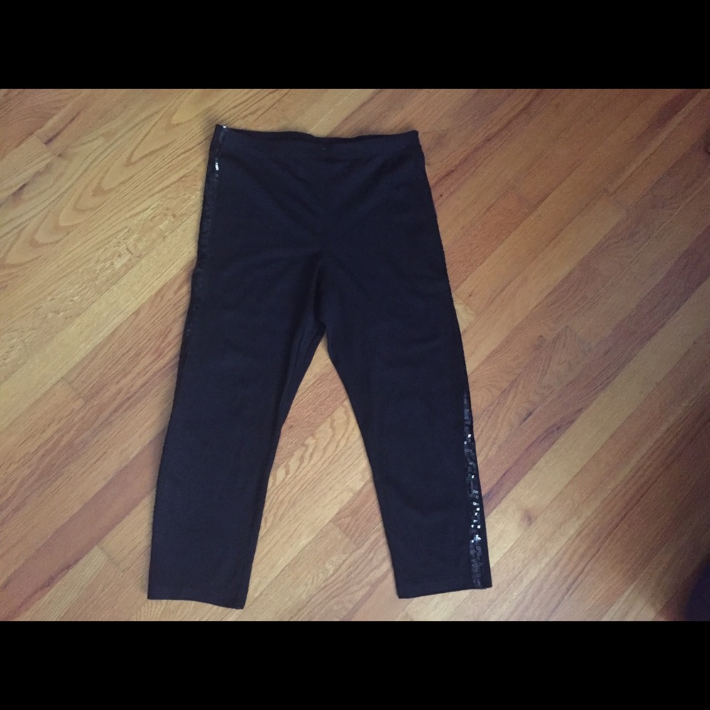 Capri Sequin Leggings
